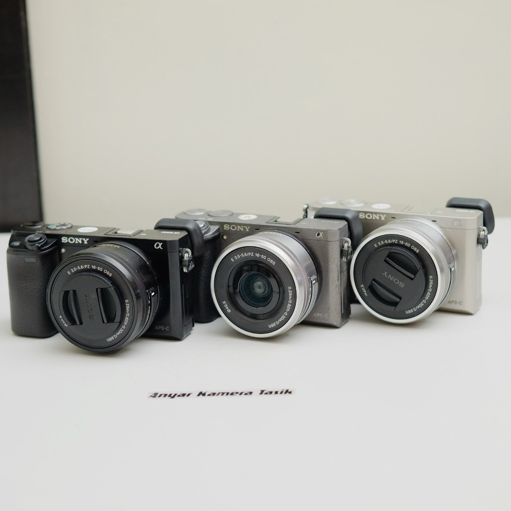 KAMERA SONY A6000 FULLSETBOX MULUSS LIKE NEW
