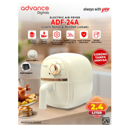 Air Fryer Advance low watt 600W Penggorengan penggorengan tanpa minyak