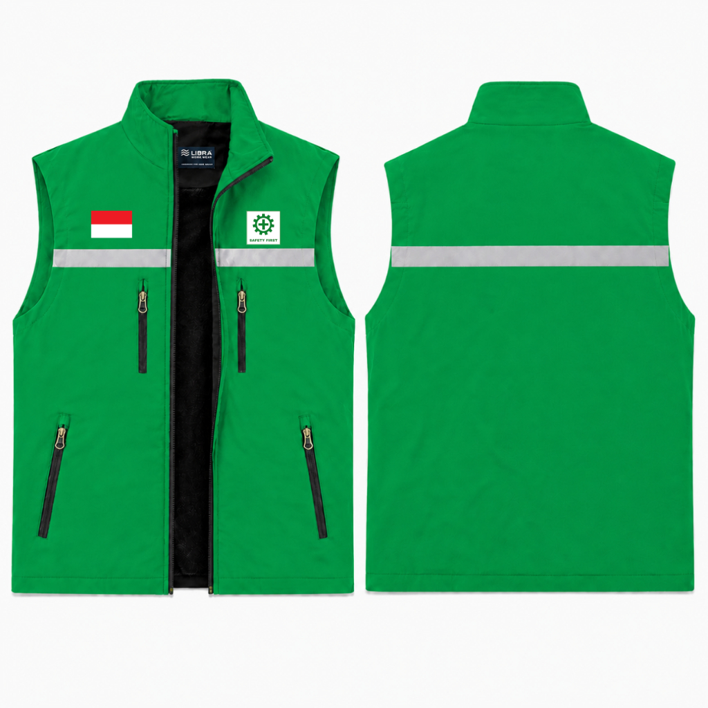 Termurah !!! Rompi Safety Proyek Lapangan / Rompi Taslan Safety K3 / Rompi Safety Tactical / Rompi K