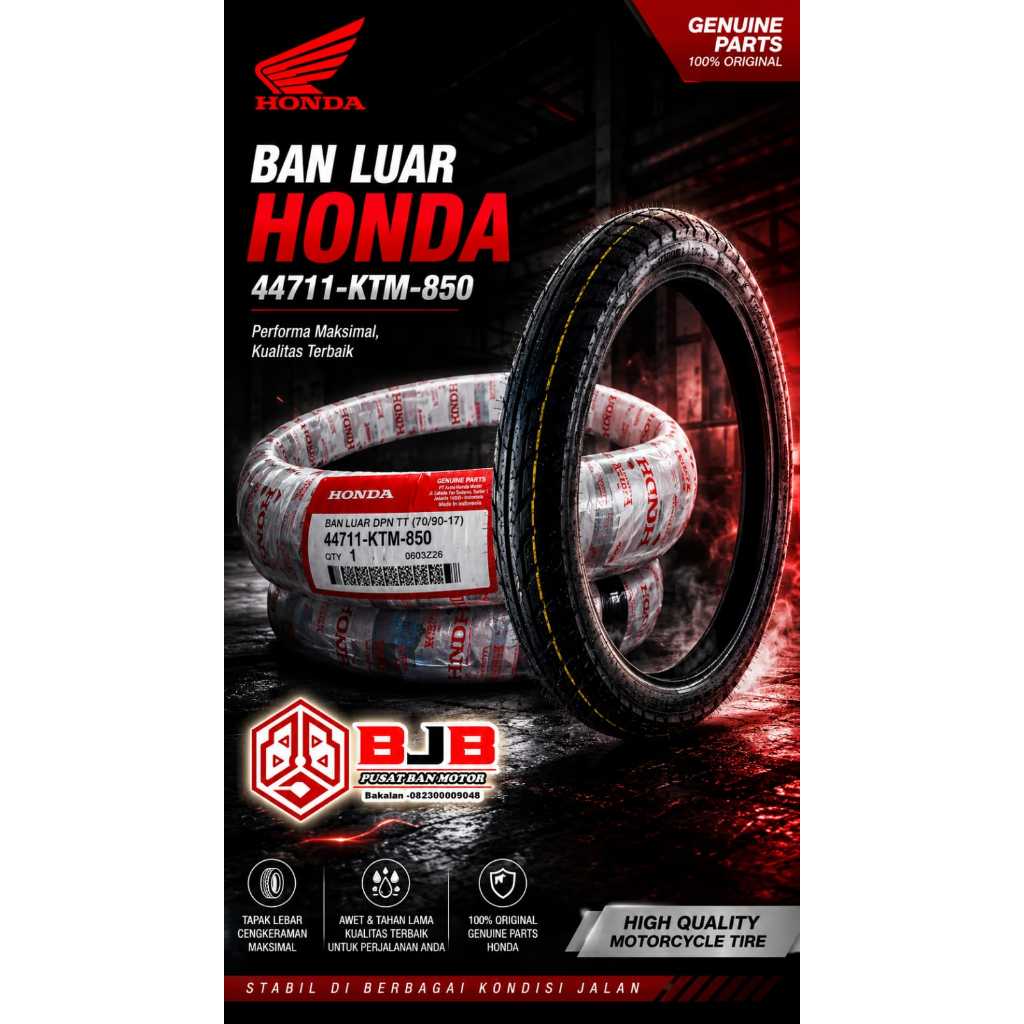 BAN DEPAN ( TUBETYPE ) FEDERAL KTM 70/90 - 17 KTM HONDA SUPRA X 125