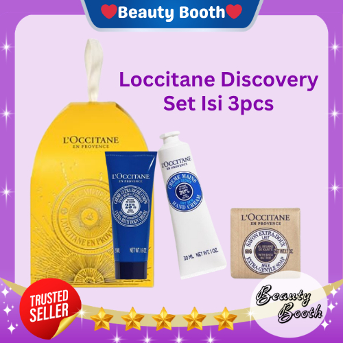LOCCITANE Discovery Set Mini Isi 3pcs | Holiday Ornament Beauty Gift Set