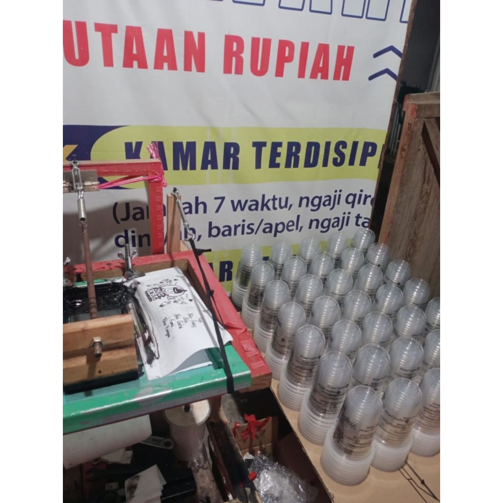 Alat Sablon cup Manual