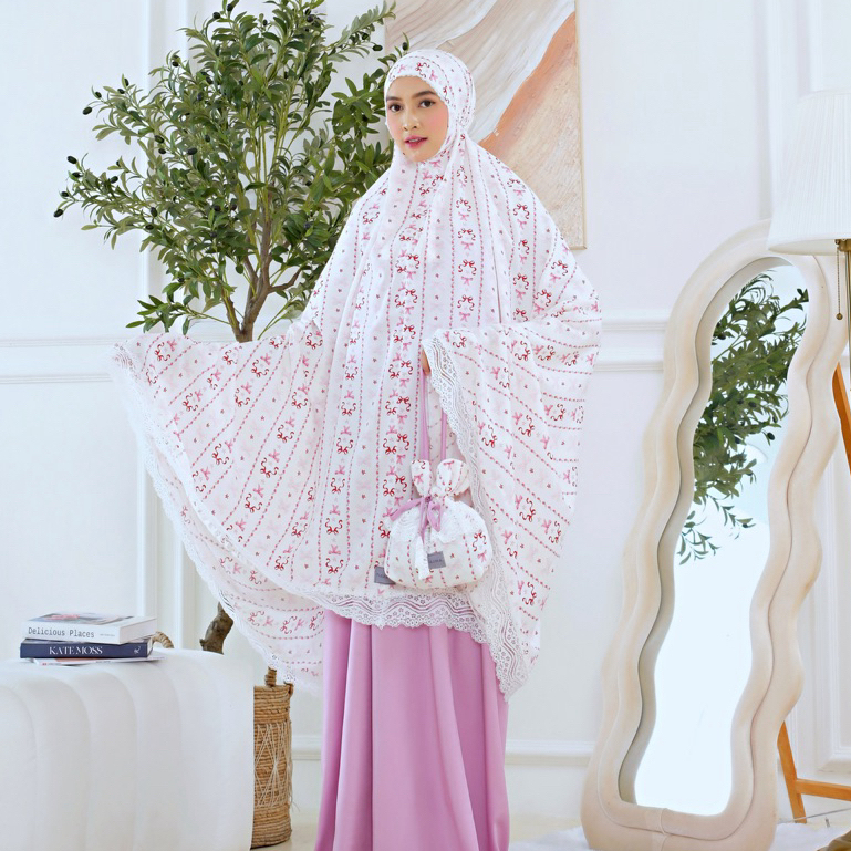 Nakajima-Mukena Katun Rayon Jolie | Paling Lembut & Adem untuk Ibadah