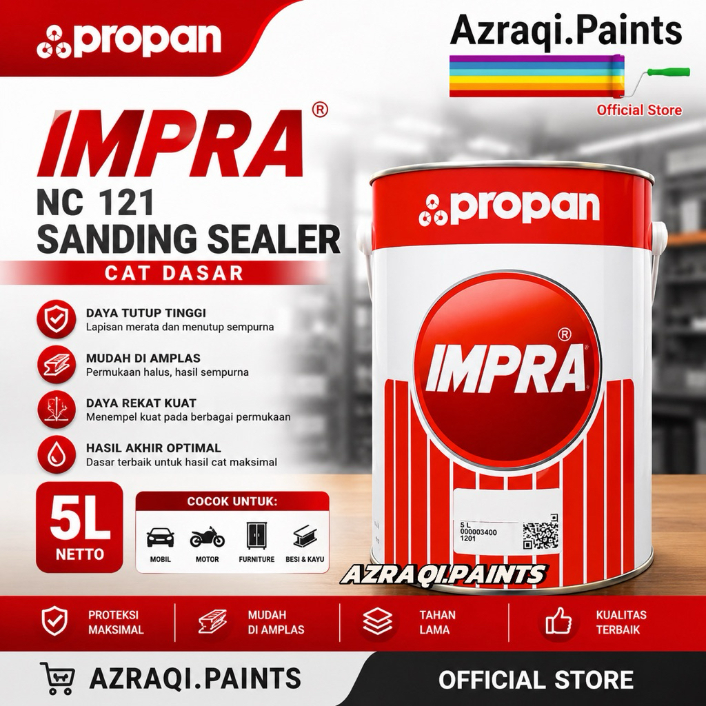 IMPRA NC ( 121 ) IMPRA SANDING SEALER ( 5 LITER ) CAT DASAR