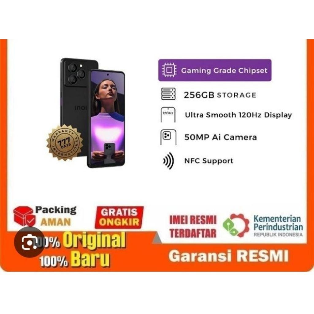 Inoi A75 Elegance 256gb UFS New Baru