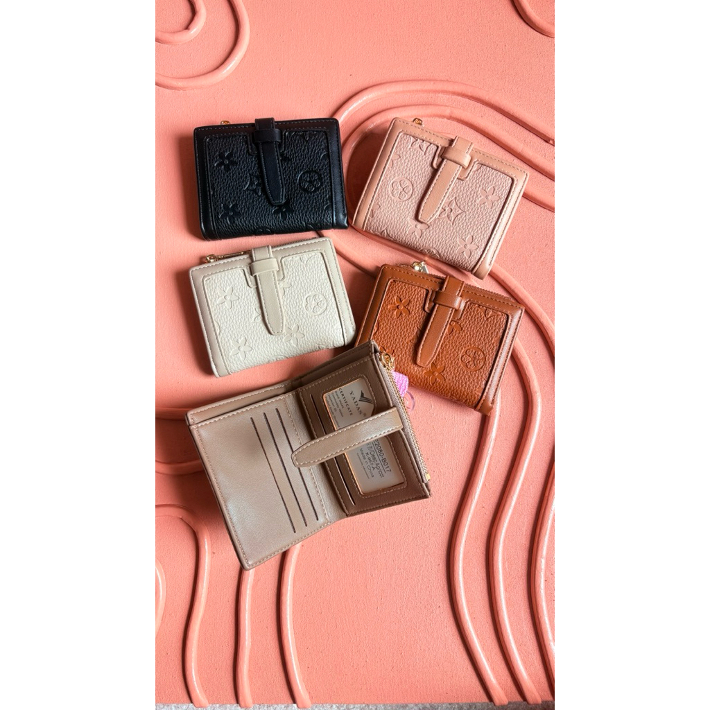 DOMPET LIPAT 2 SLIM EMBOS UANG KARTU KOIN FOREVER SUNSHINE E2080-B017