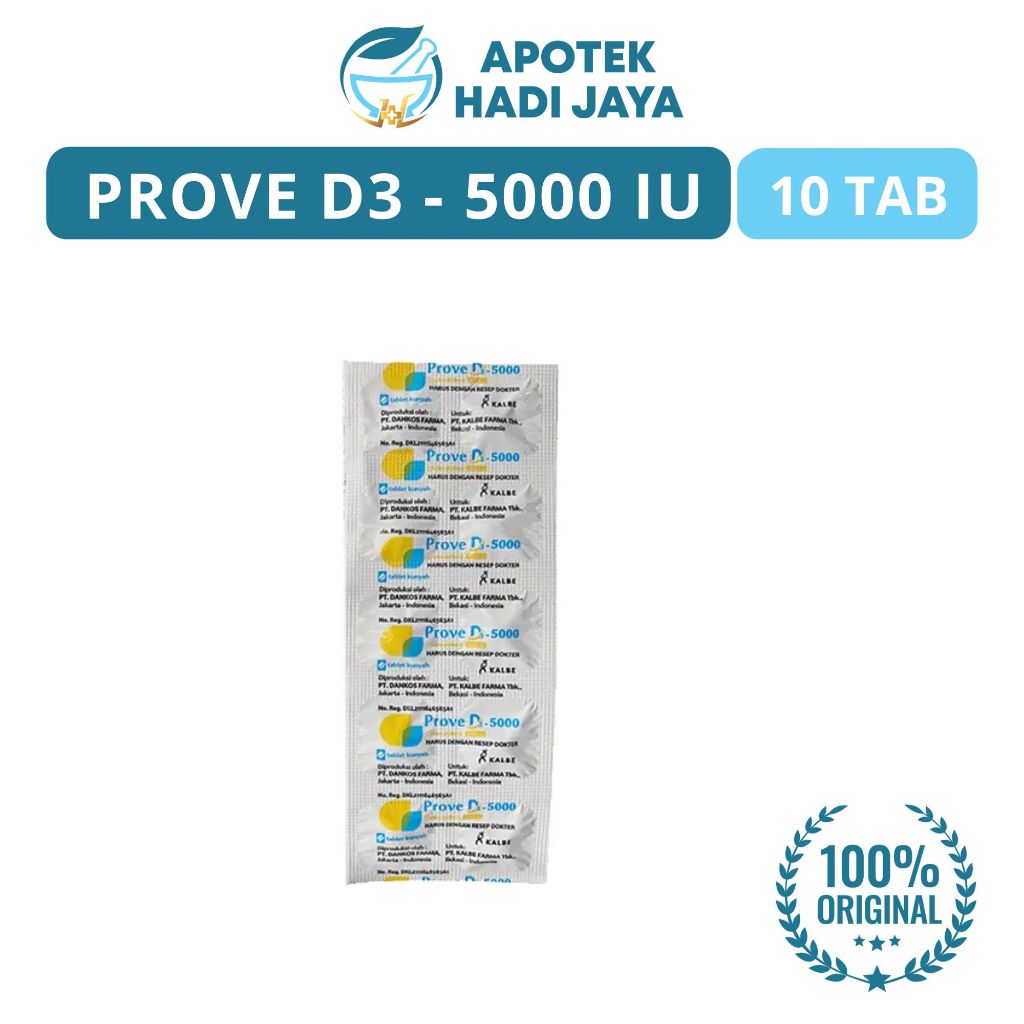 PROVE D3 - 5000 IU STRIP (10 TAB)