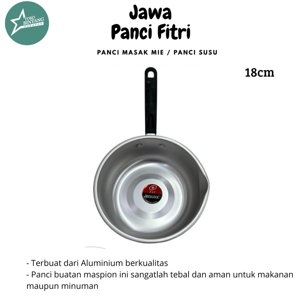 Panci masak mie / panci rebusan mie maspion panci fitri 18cm aluminum