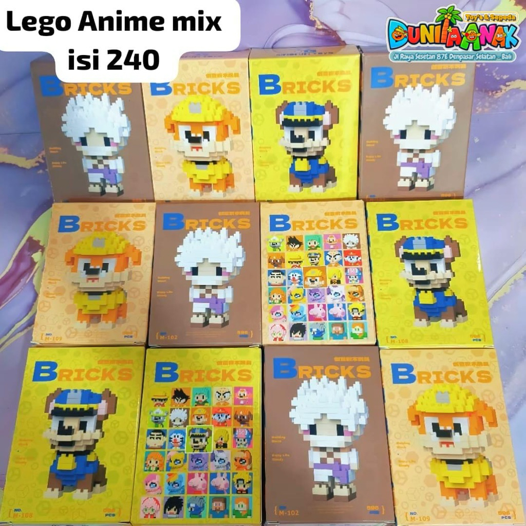 MAINAN ANAK LEGO ANIME MIX