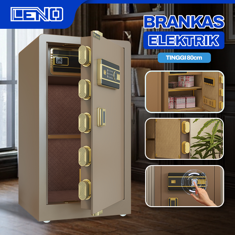Brankas Uang - Brankas Besar Elektrik - Brankas Uang dan Emas Ukuran 45cm-80CM Pin dan Fingerprint