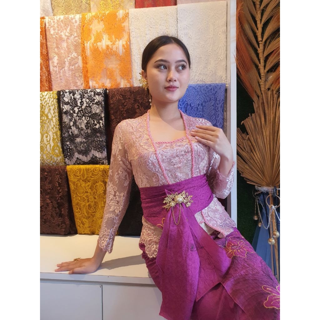 kebaya Lily Payet mutiara / kebaya Payet / kebaya Bali / kebaya tradisional/ asyuka busana/ asyuka k