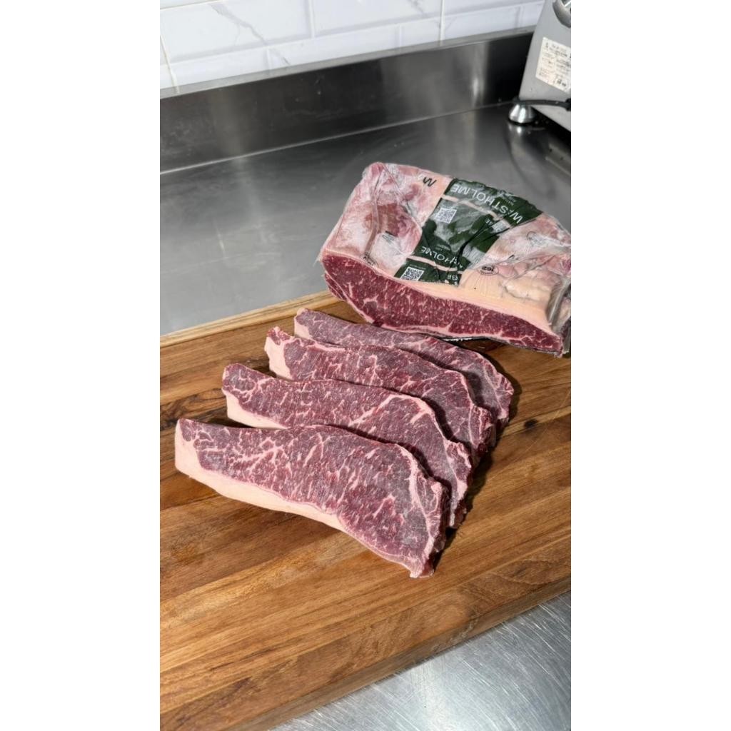 AUS Grassfed Wagyu Striploin Mb5+ - Striploin Grassfed Wagyu Australia Premium