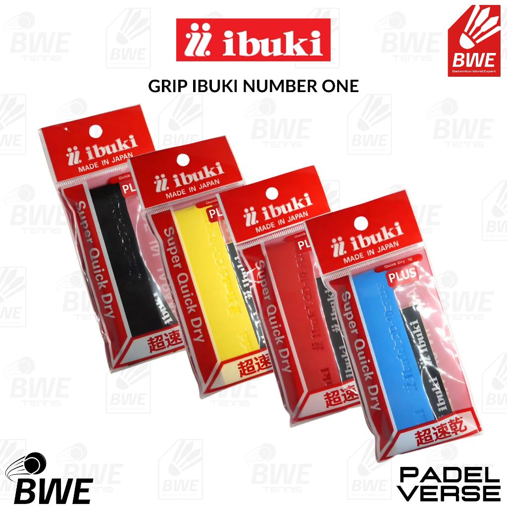 GRIP IBUKI QUICK DRY - GRIP BADMINTON TENNIS BULUTANGKIS TENIS LAPANGAN 100% ORIGINAL