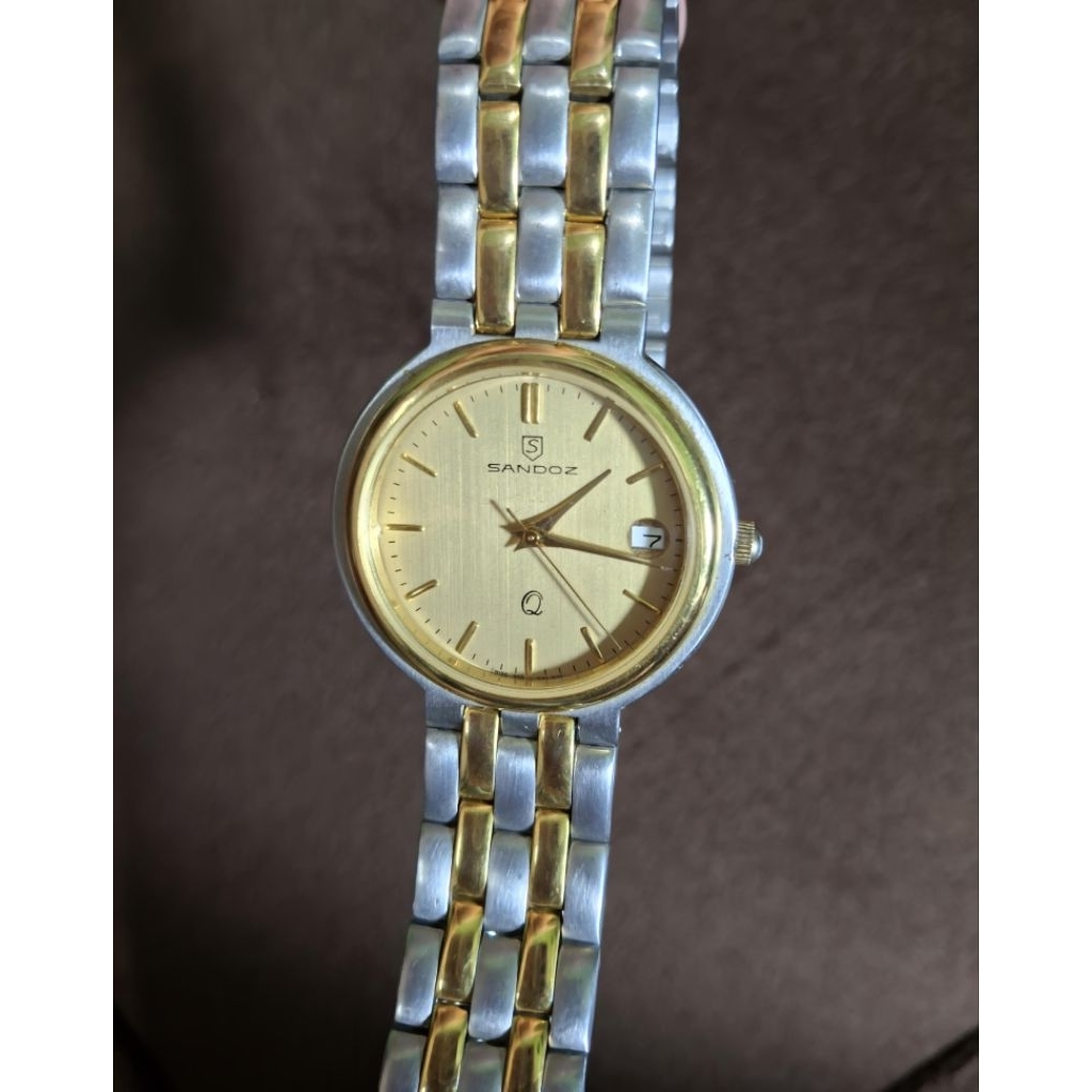 Jam Tangan Vintage Gold Quartz || Jam Tangan Vintage || Jam Vintage