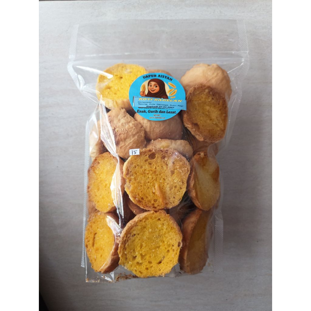 Roti kering bagelan/bagelan kering/kue kering