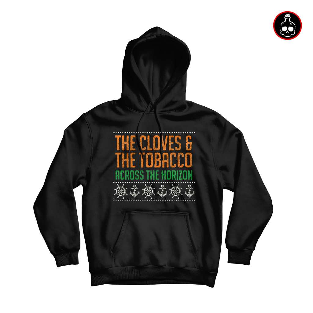 Pullover Hoodie The Cloves & The Tobacco - Across The Horizon (Celtic Punk Band Merch Original)