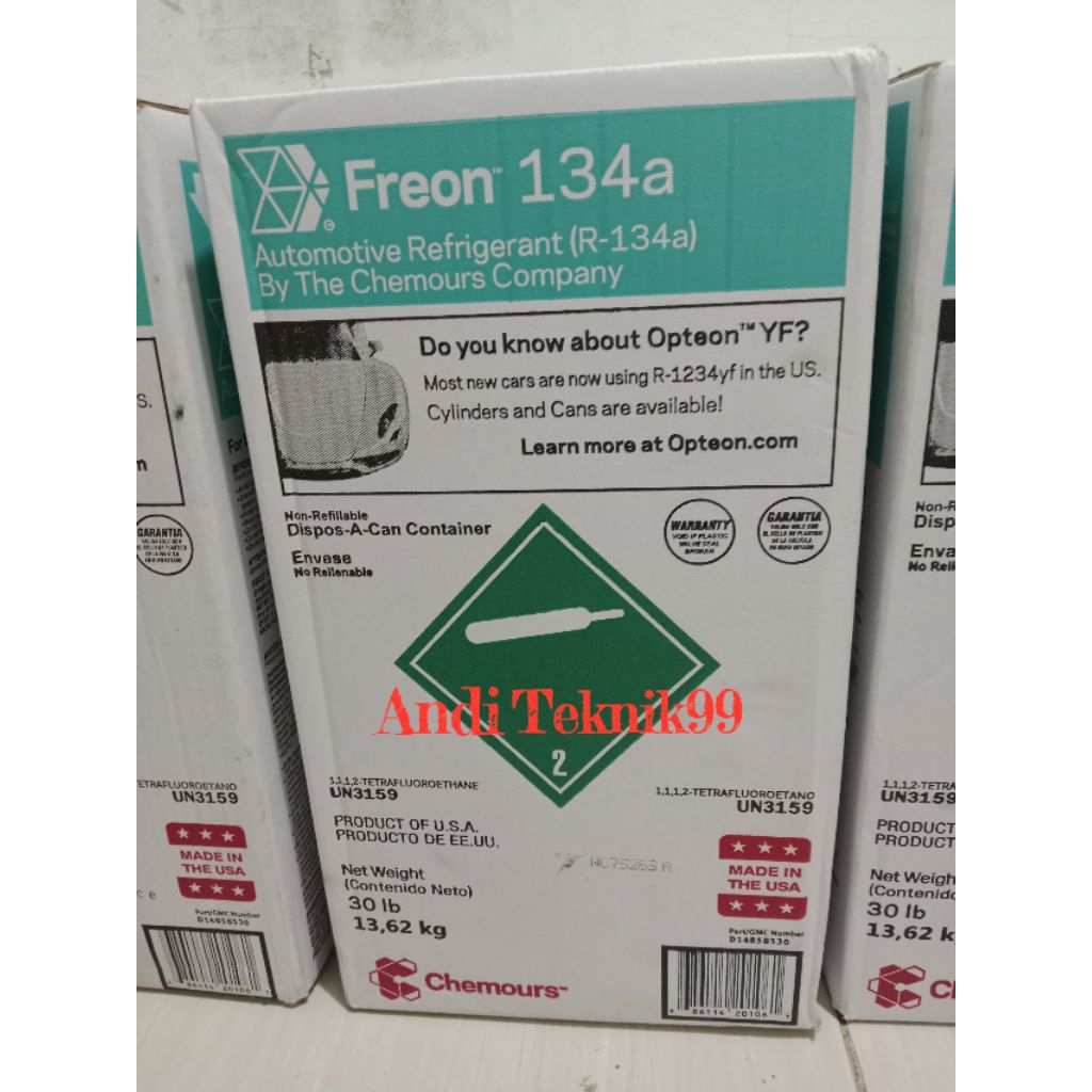 Freon R134a Chemours Usa