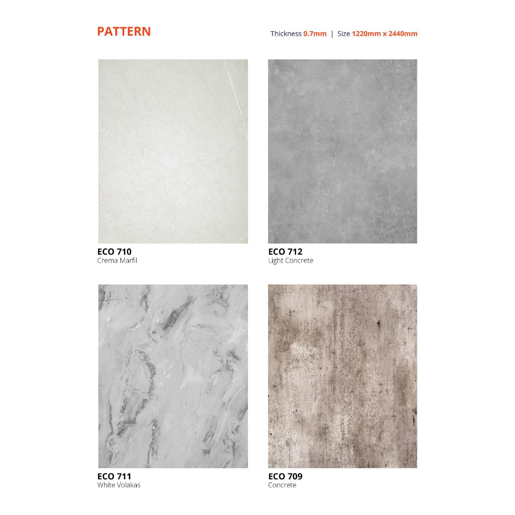 HPL ECO by TACO MOTIF PATTERN MARMER | HPL PELAPIS FURNITURE