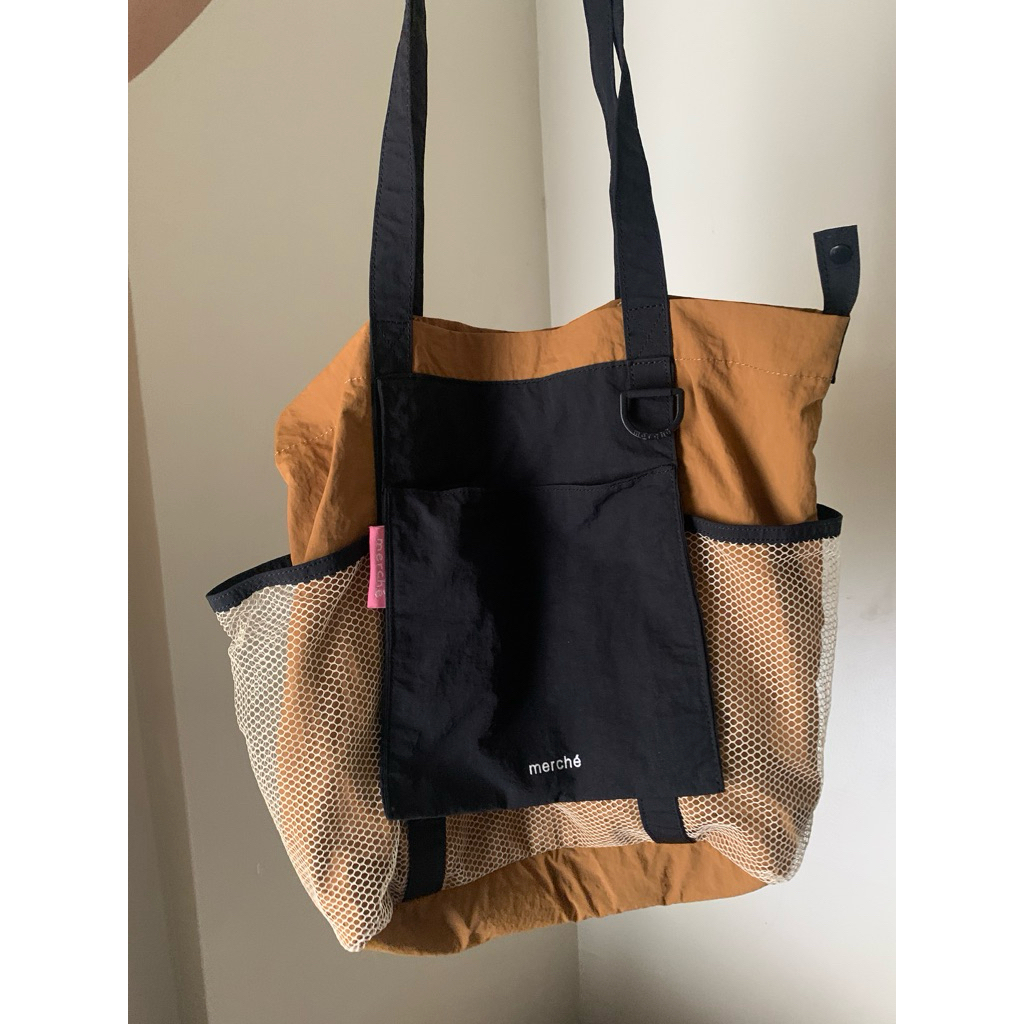 preloved tas MERCHE NYLON TOTE BAG