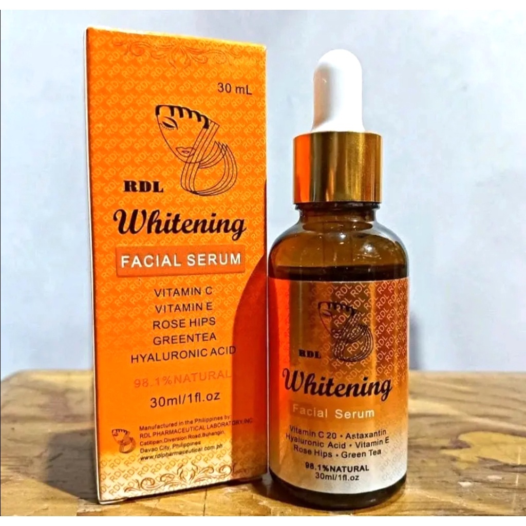 [ SATUAN ] TONER & SERUM RDL WHITENING FACIAL SERUM 30ML 100% ORIGINAL