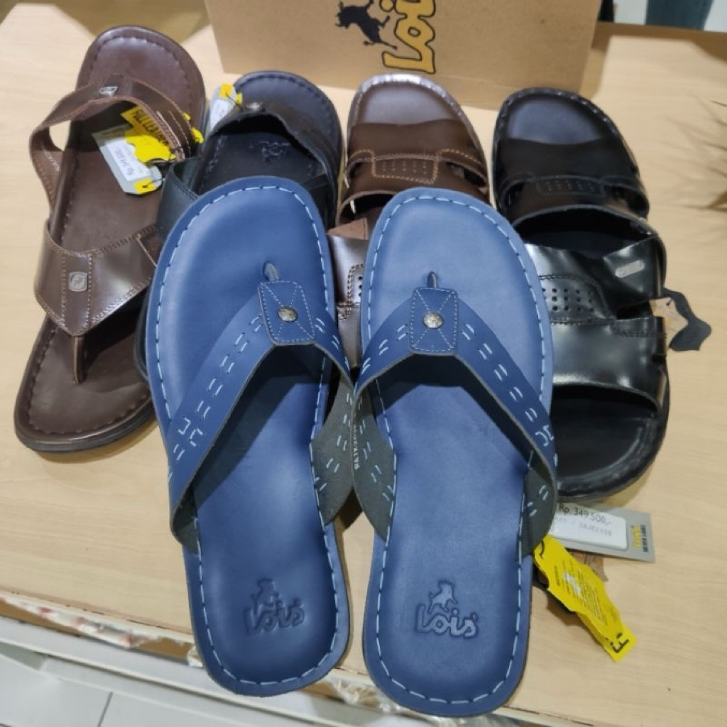 Lois Sandal Kulit Pria Original