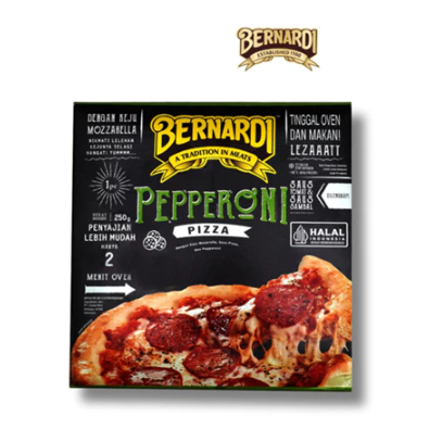 BERNARDI PEPPERONI PIZZA 250gr, halal