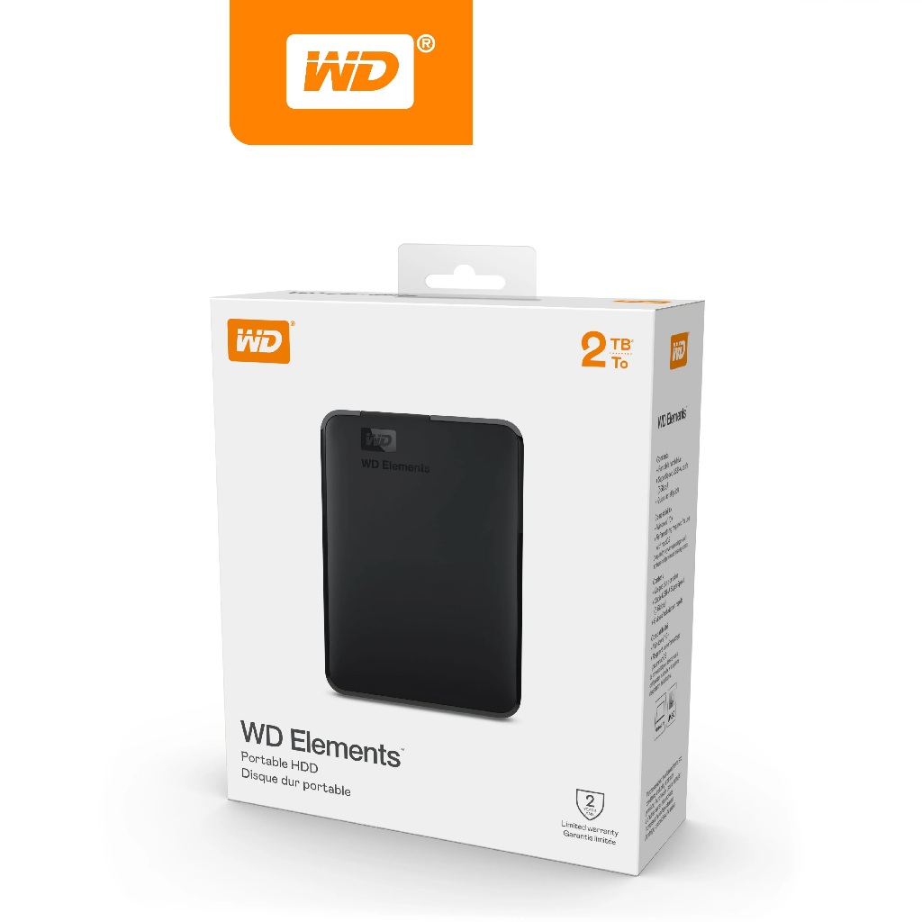 Harddisk HDD External 2TB / 4TB WD Element
