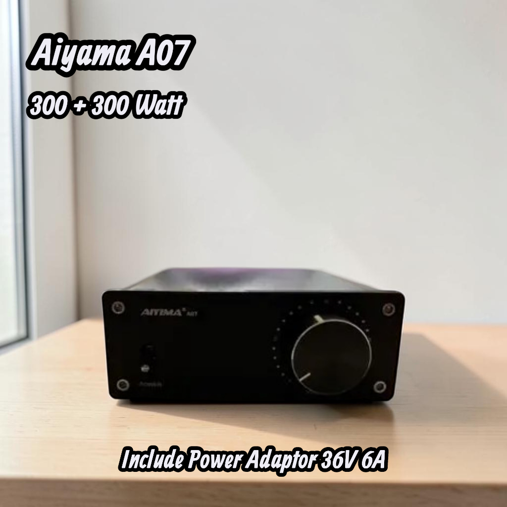 Amplifier Aiyima A07 Class D TPA3255 300+300 watt (segel)