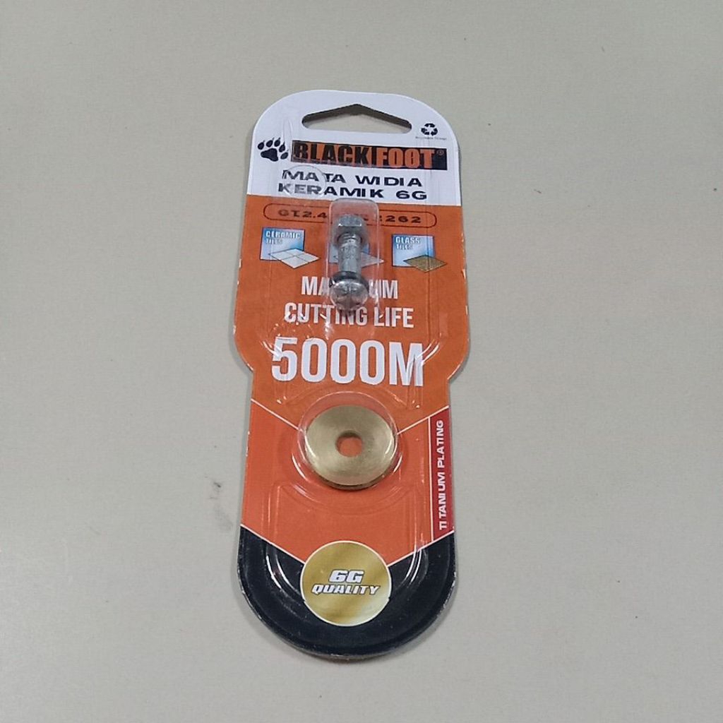 BLACKFOOT Mata Widia Keramik 6G Mata Potong Keramik Model Koin 5000M