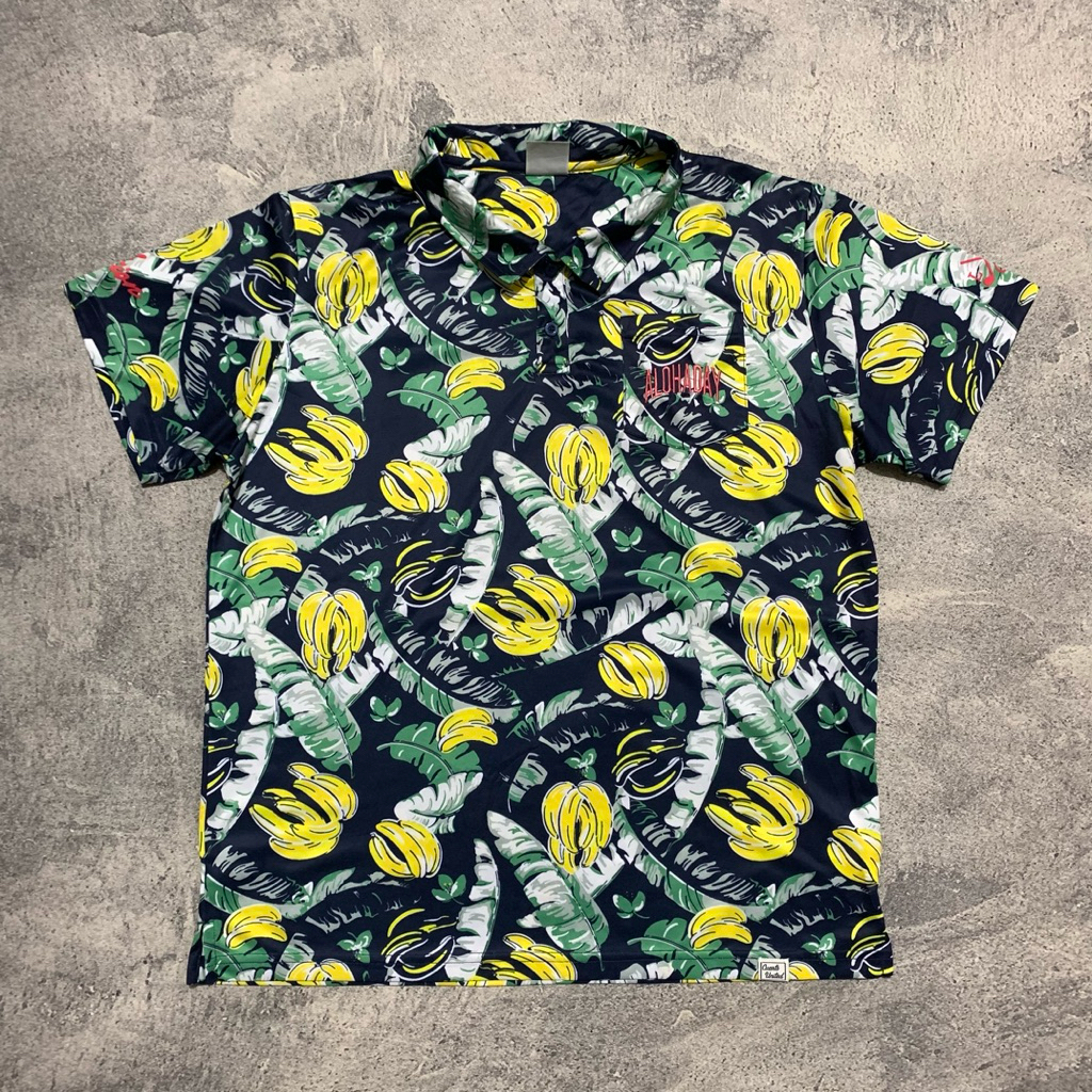 Aloha Print Polo Shirt