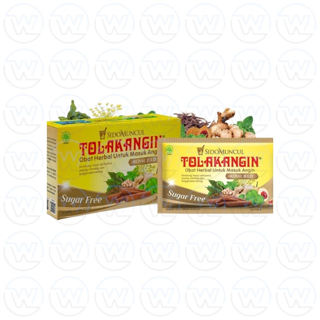 Tolak Angin Cair Bebas Gula 15ml × 5 Sachet