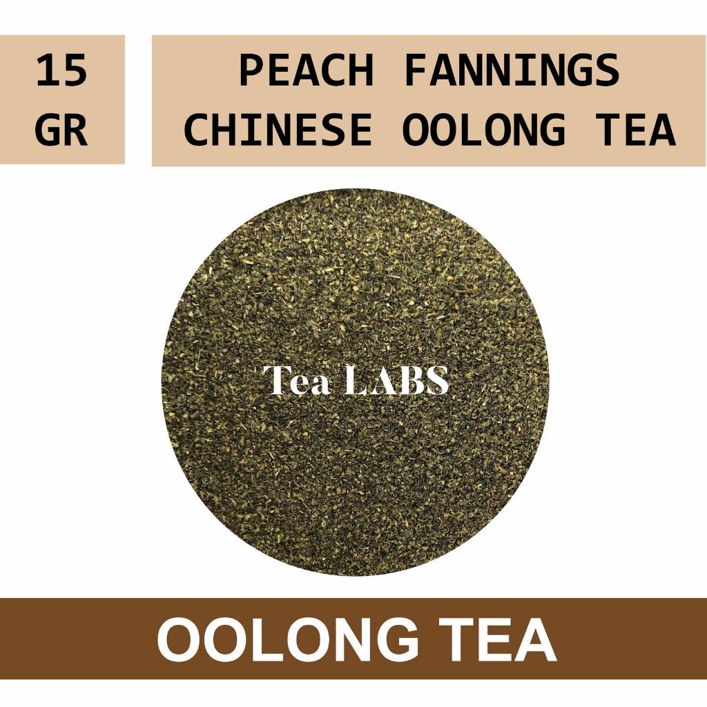Peach Oolong Fannings Tea / Chinese Green Oolong Tea / Standing Pouch
