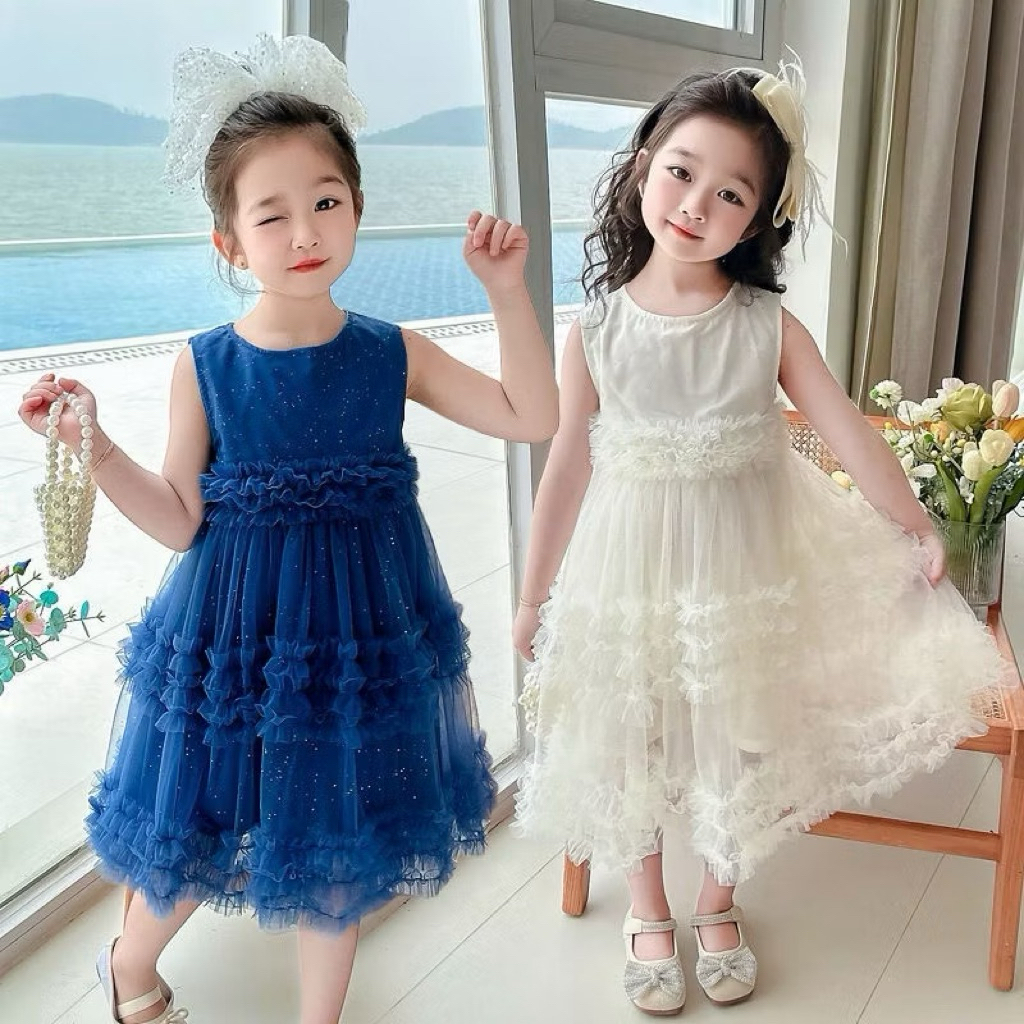 Dress anak perempuan 2-11 tahun gaun anak perempuan dress pesta anak gaun putri anak baju ulang tahu