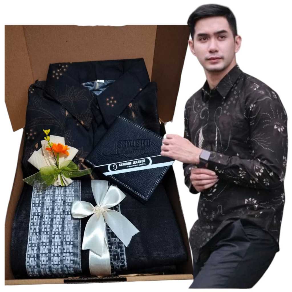 HAMPERS KADO BATIK PAKET MUSLIM HADIAH UNTUK COWOK
