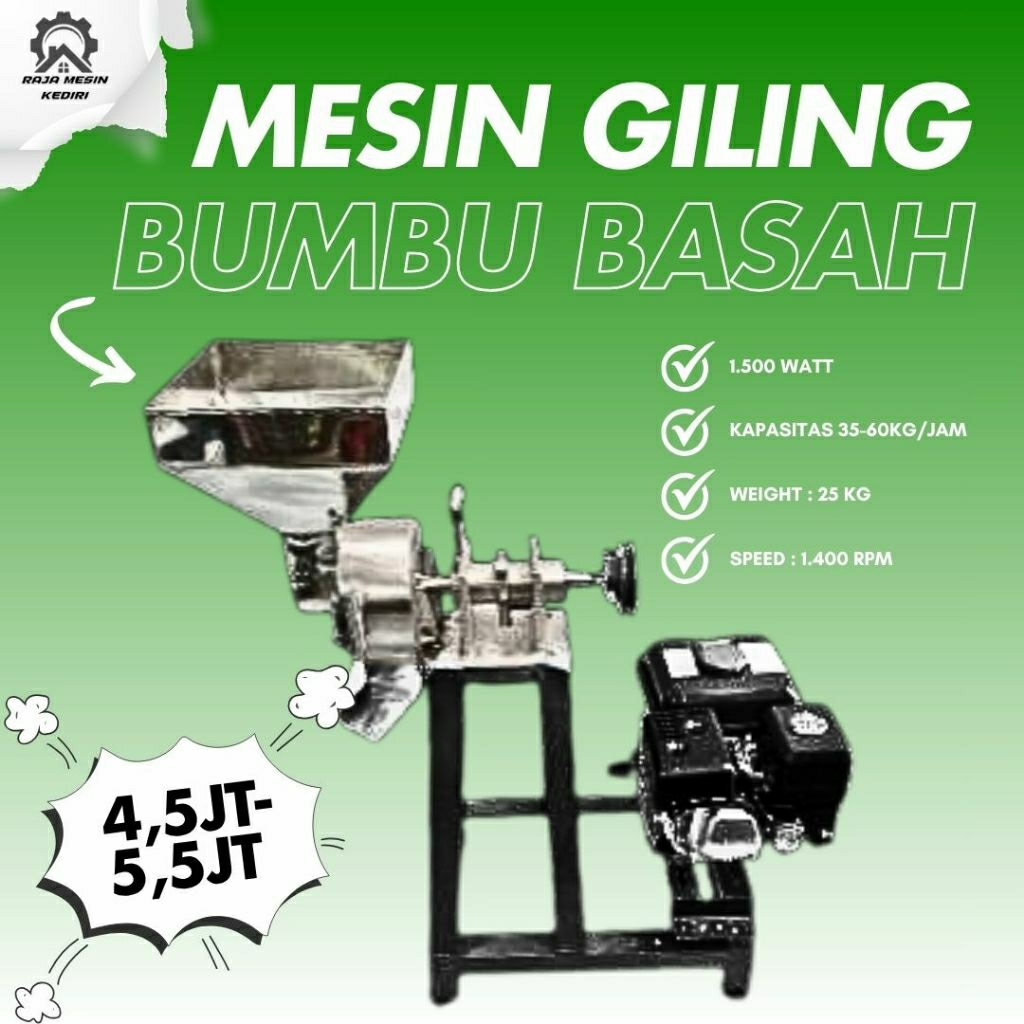 Mesin Giling bumbu basah