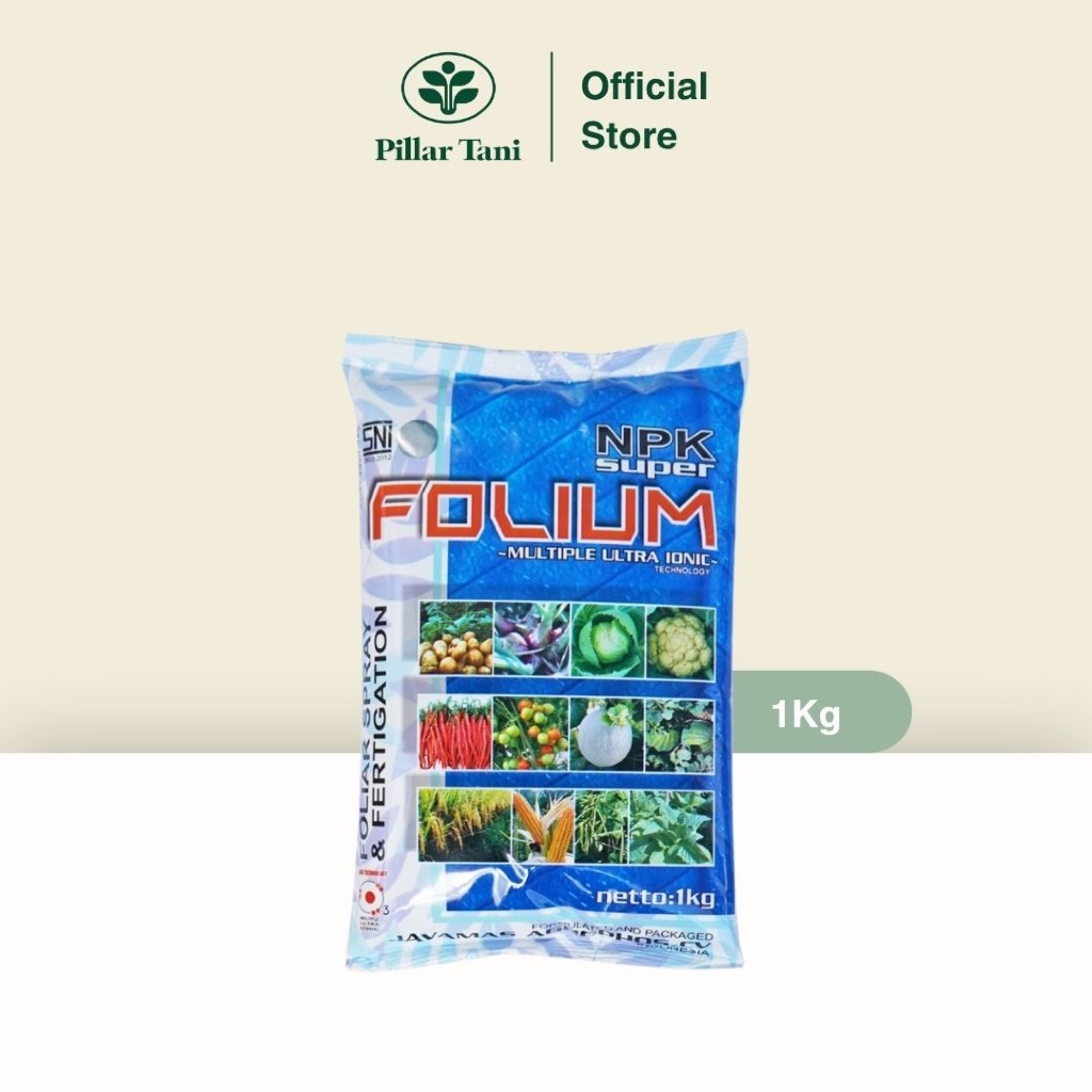 PUPUK DAUN & FERTIGASI - NPK SUPER FOLIUM 1kg