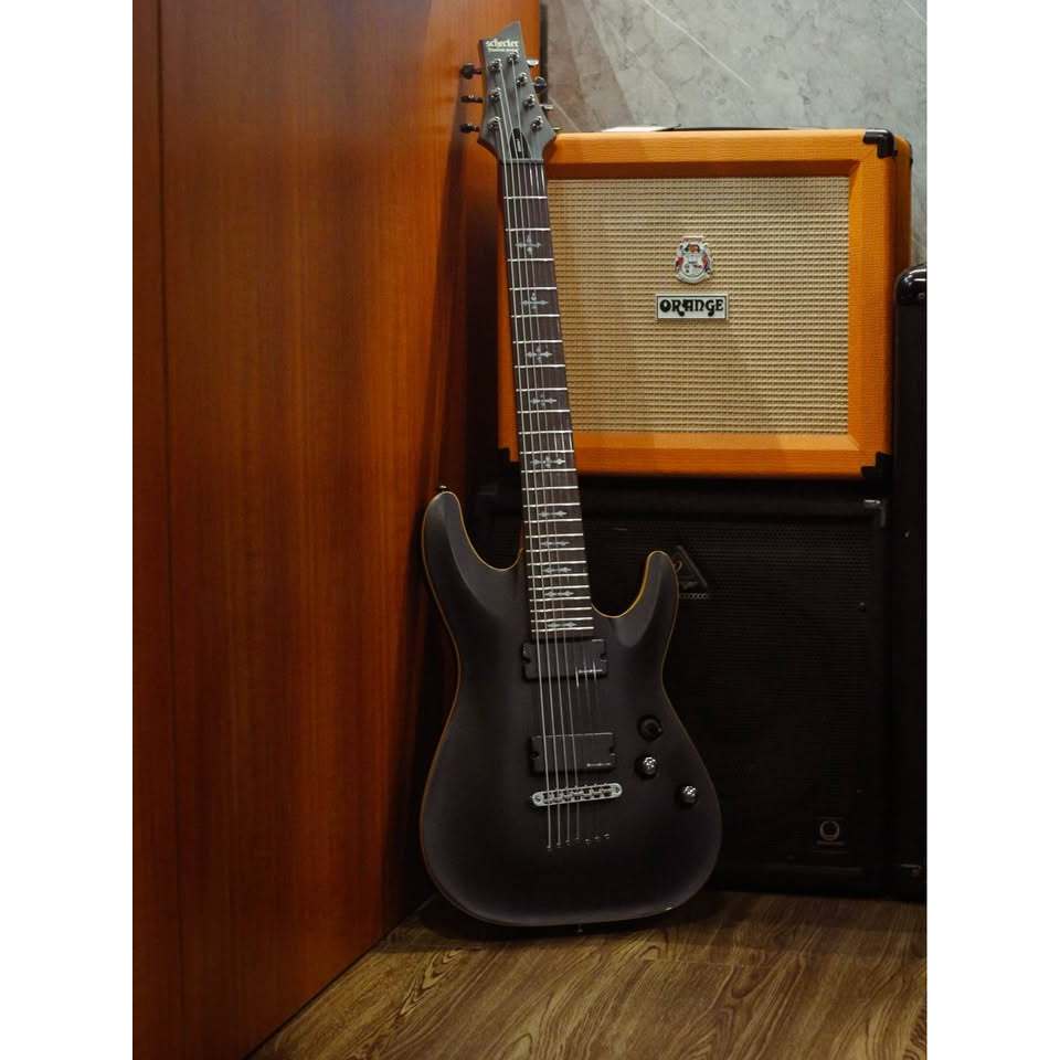 Schecter Demon 7 ABSN 7 String Fixed Bridge