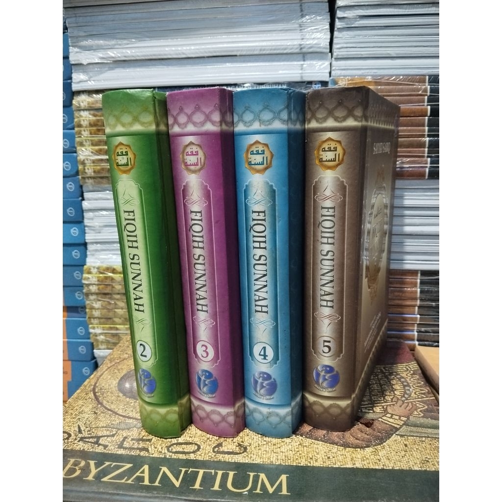 SATU PAKET FIQIH SUNNAH SAYYID SABIQ JILID 2.3.4.5 ORIGINAL HARD COVER