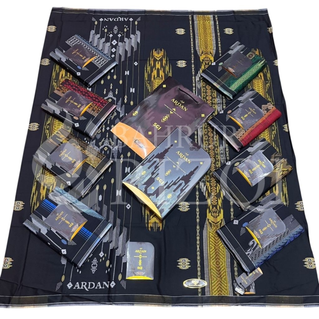 SARUNG ARDAN SGJ GOLD SONGKET GUNUNG JACQUARD