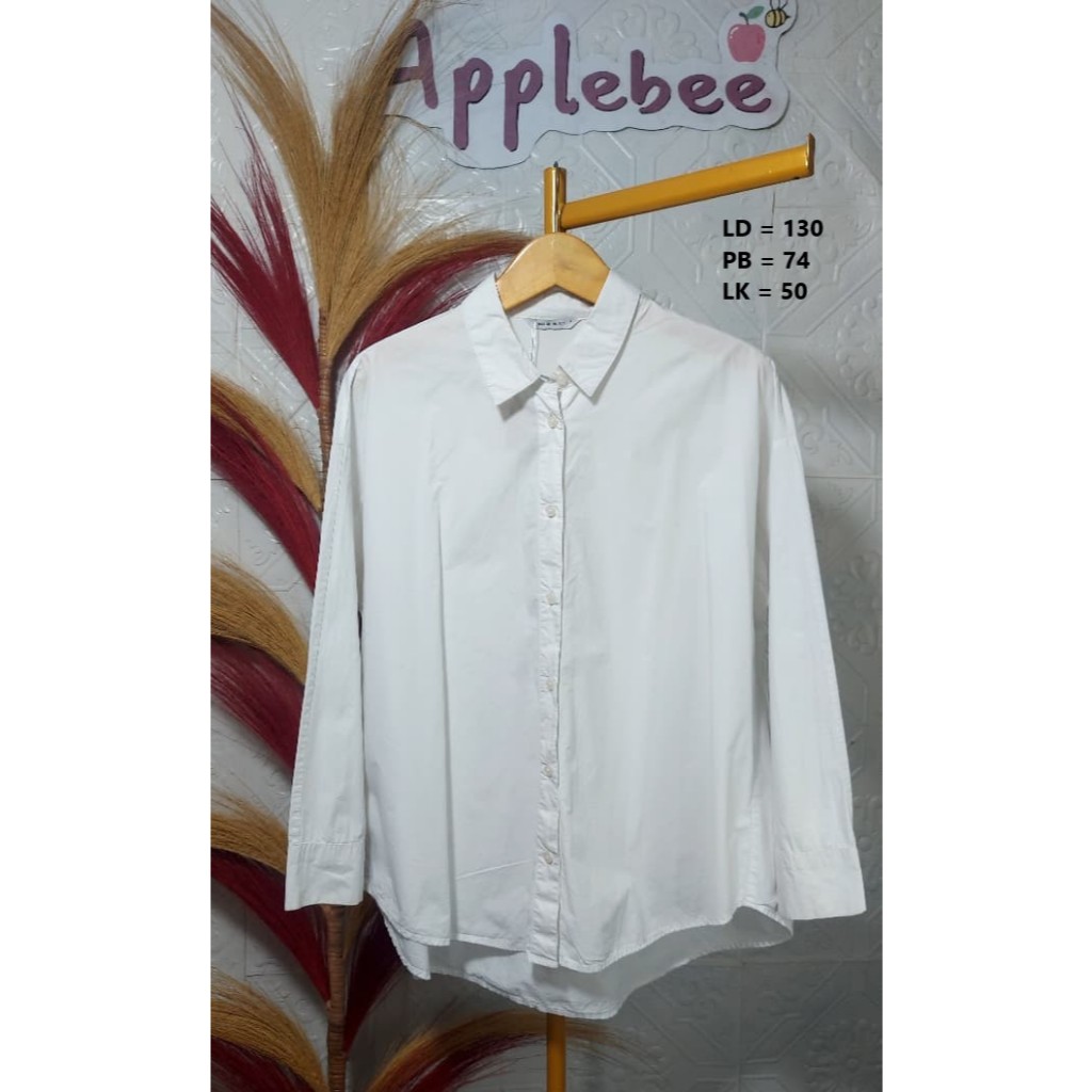 KEMEJA POPLIN PUTIH BY DESIGN UNITED