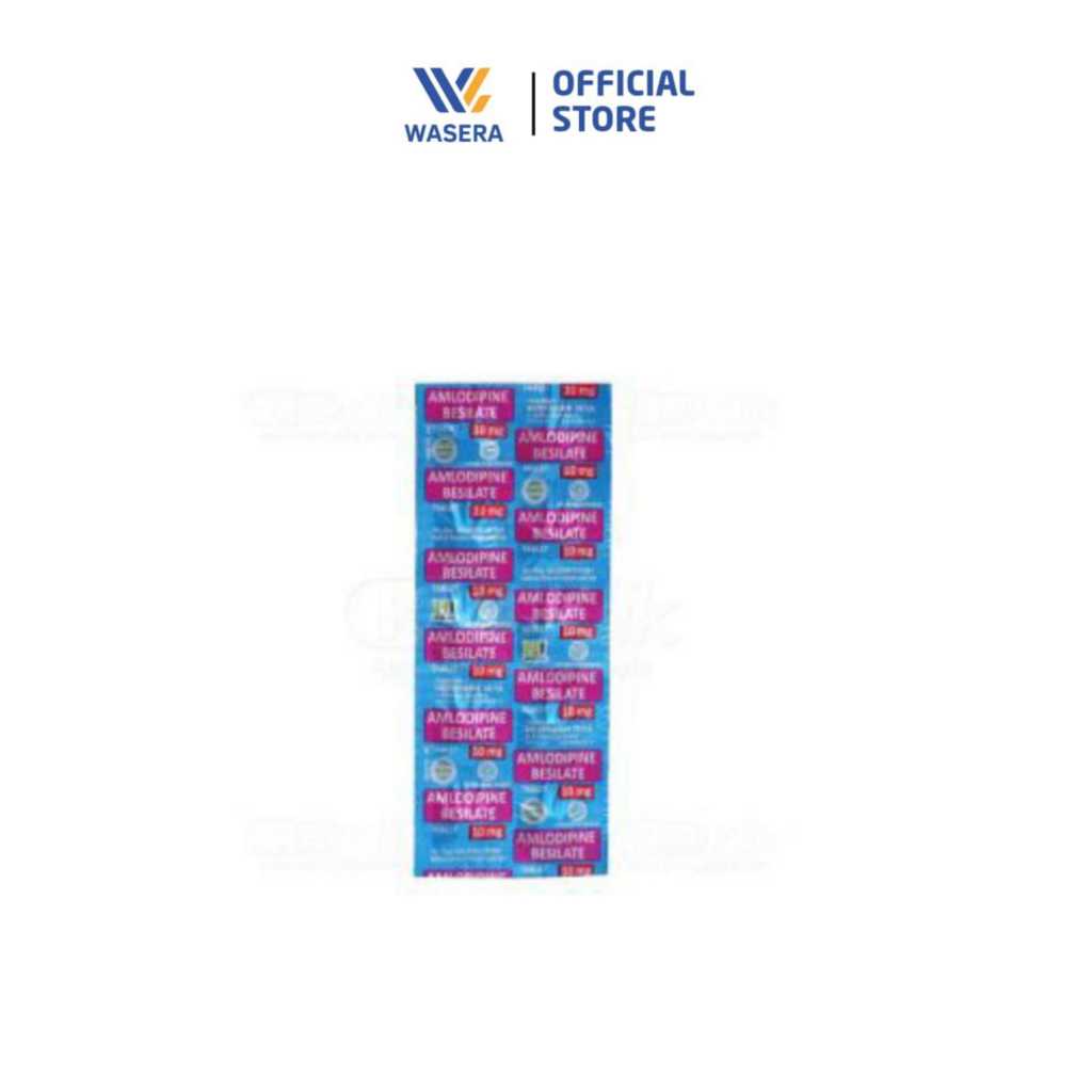 WASERA//ORIGINAL AMLODIPINE 10MG HJ @LEMBARAN