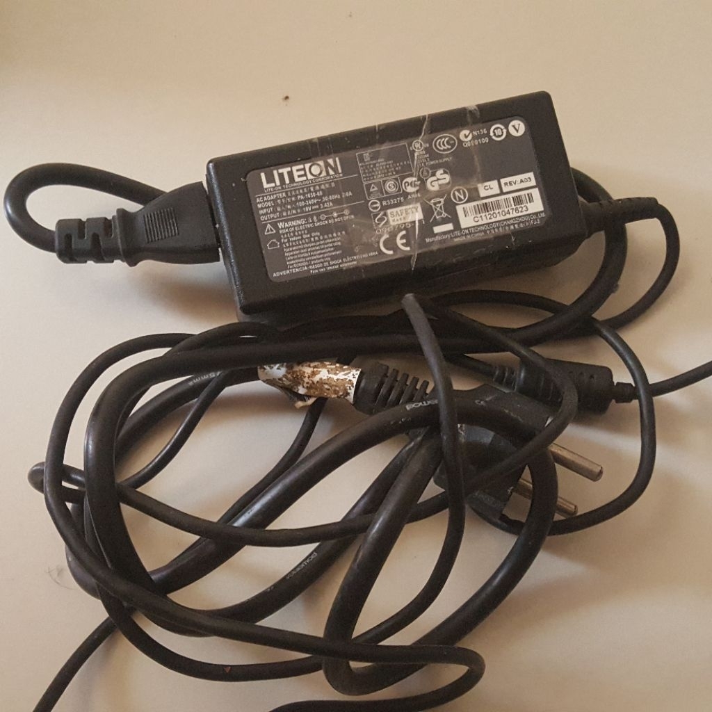 Charger Laptop LITEON 19V 3.42A Minus