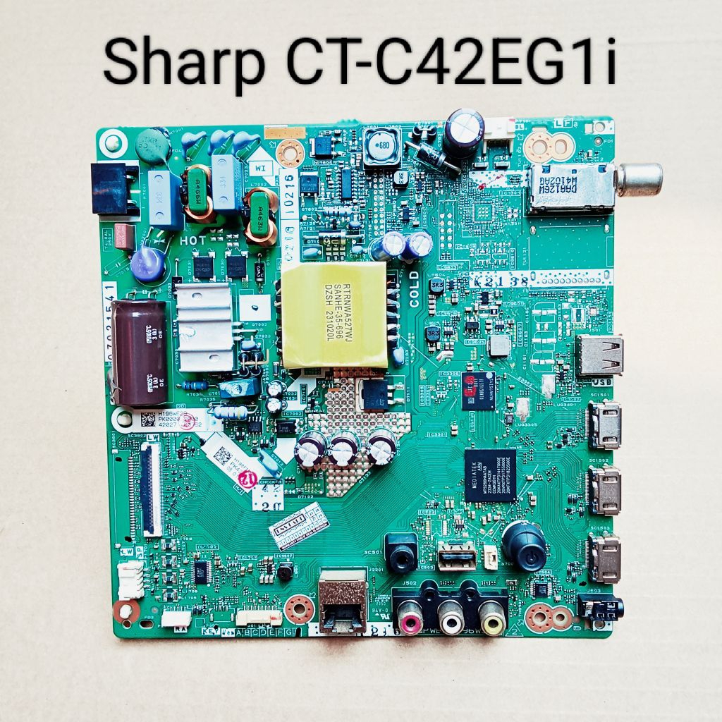 MB Mainboard Motherboard Mesin Tv LED Sharp Android Digital CT-C42EG1i