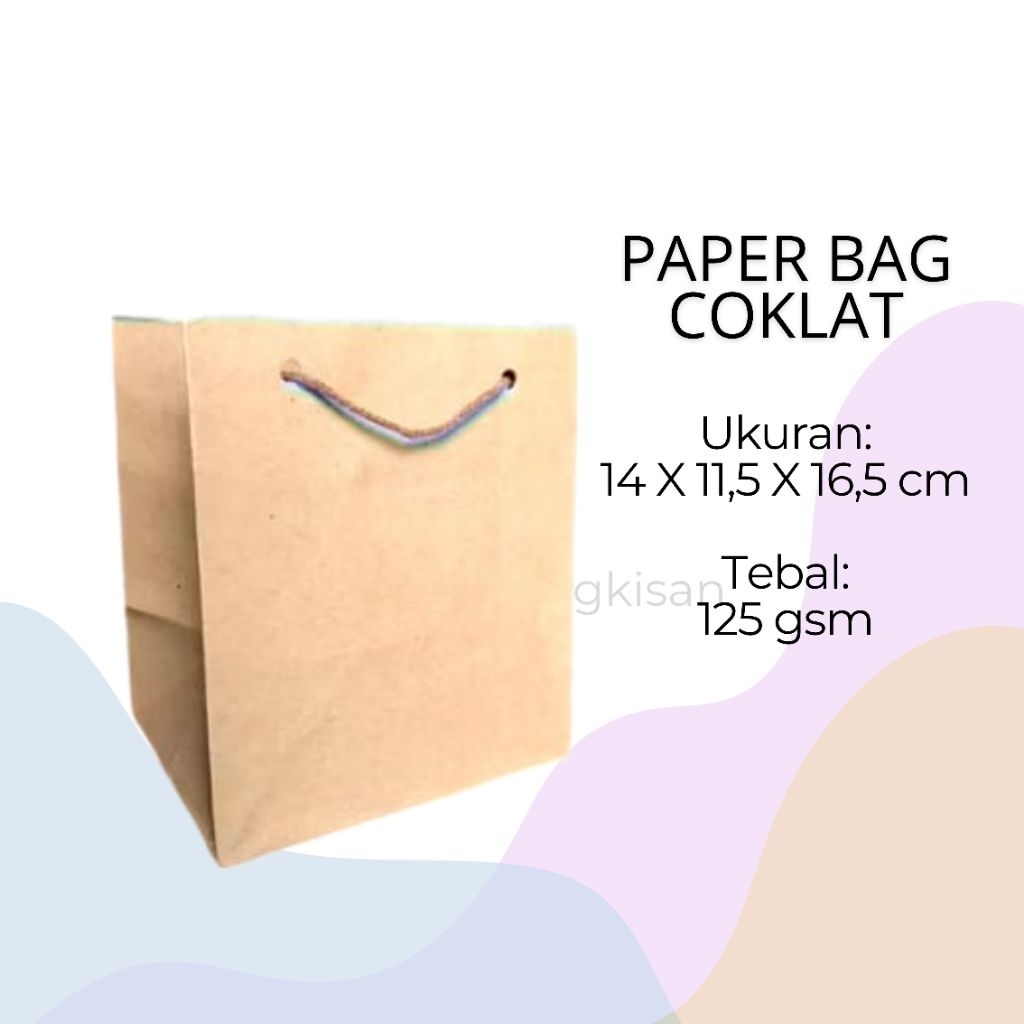 [.PB] Paper Bag Mini Souvenir Kado Hadiah Hampers Polos | Tas Kertas Mini
