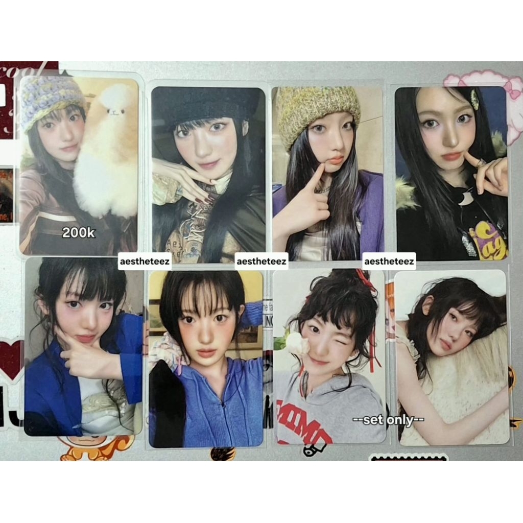 [READY] Sui Leesol KiiiKiii photocard broadcast pob benefit fansign
