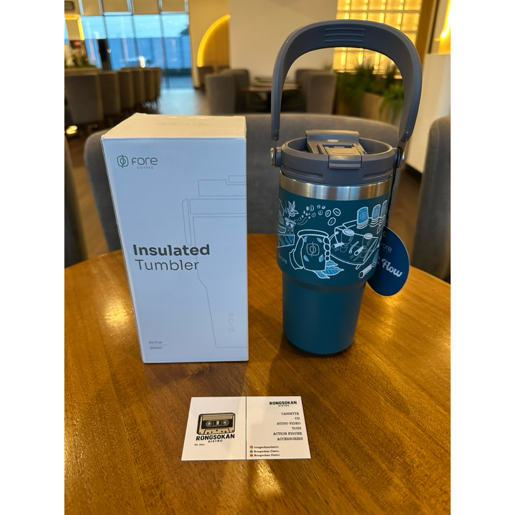 The Society Insulated Tumbler FORE COFFEE (GREEN)
