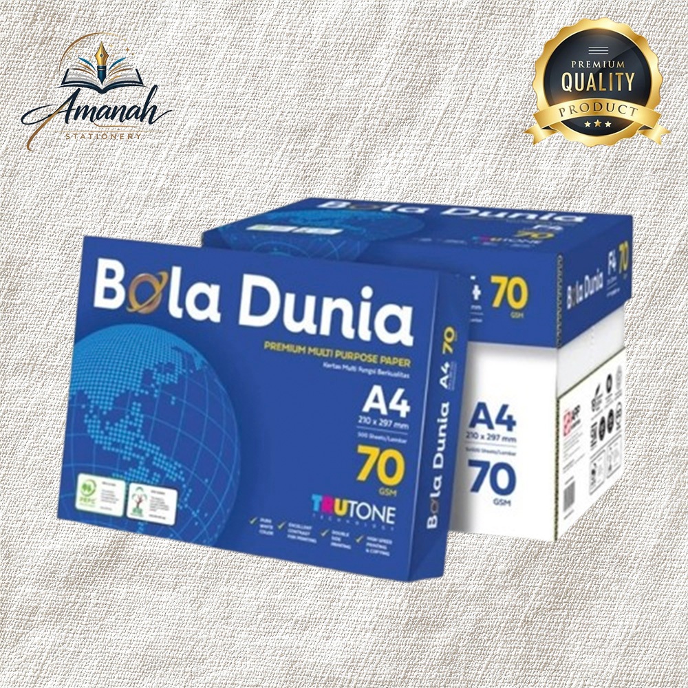 Kertas HVS Bola Dunia 70 gsm