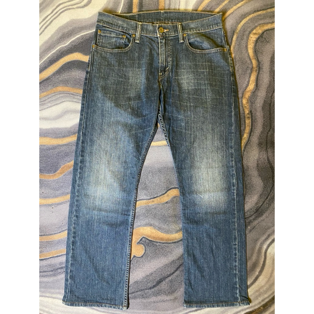 Celana Panjang Jeans Levi’s 514 Blackwash Second Original