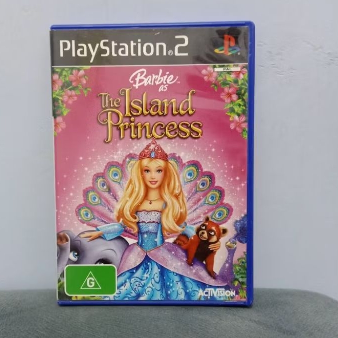 Kaset Dvd Original Barbie The Island Princess Ps2