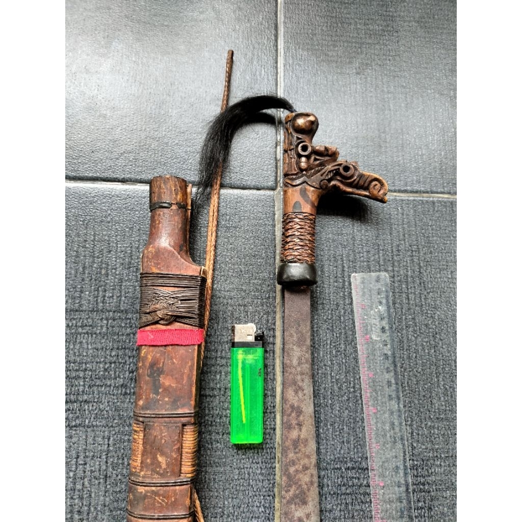 Mandauuu kuno dayak pjg69cman peninggalan kepala suku dayak